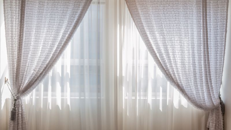 What fabrics are used for curtains?
